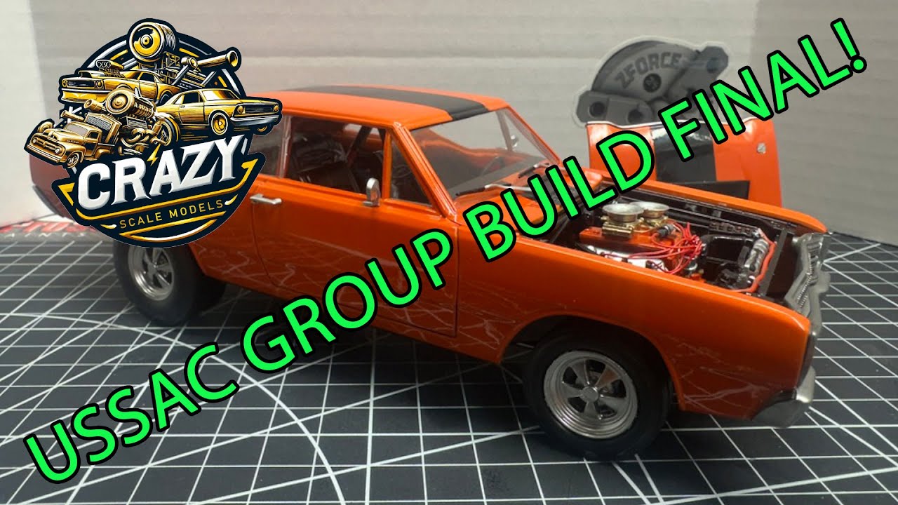 USSAC Group Build Final Reveal! Revell 1968 Dodge Dart Hemi!