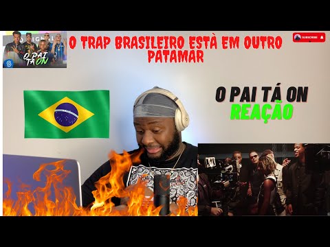 CALVIN | Reação 🇧🇷 Costa Gold - O Pai Tá On feat. Papatinho, MC Caverinha, L7NNON| GRINGO REAGINDO🔥🔥