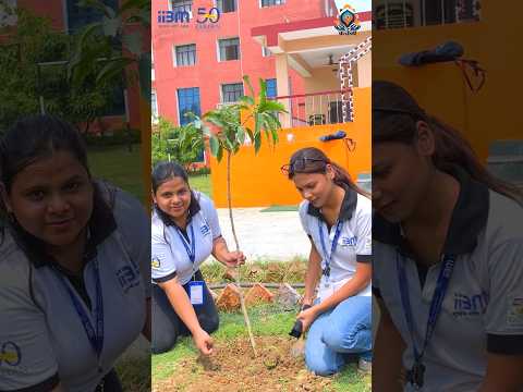 Celebrating World Environment Day | IIBM Patna joined hands with ITBP for Tree Plantation Drive.