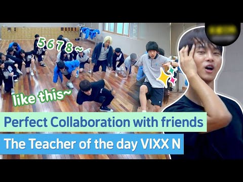 The Teacher of the day VIXX N's Dance Lesson🤩