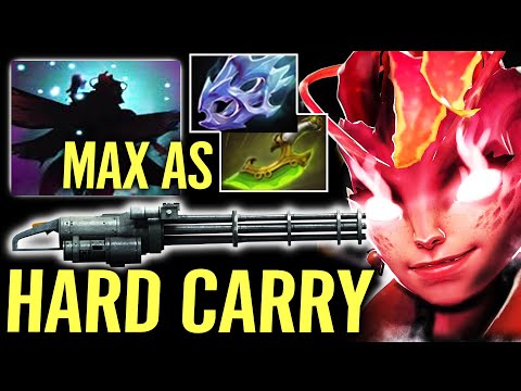 Crazy Carry [Dark Willow] Machine Gun New Meta No Mercy 23Kills Dota2 7.33D