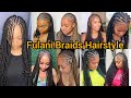 Fulani Cornrow Braids Hairstyles To Try Out In 2025 Flawless Fulani Braids Ghana Weaving Braids