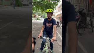 Abhinav learning to cycle