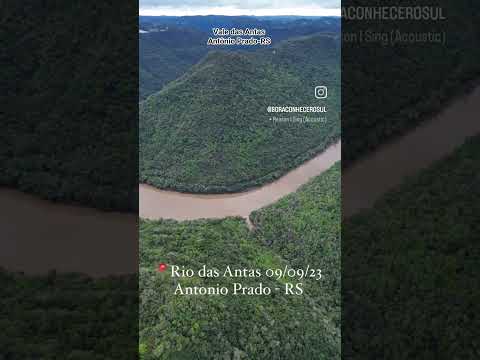 Rio das Antas visto de A. Prado-RS #serragaucha #riodasantas #br470 #pontedosarcos #gramado #bento
