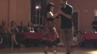 Alex Krebs & Luciana Valle - Me Voy a Baraja (Edgardo Donato) (Northstar Milonga, Portland 2010).avi