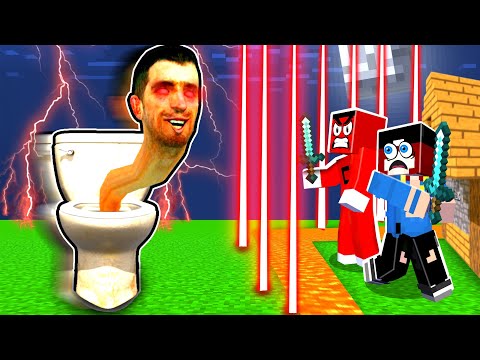 GIANT SKIBIDI TOILET vs SAFE HOUSE!! - Minecraft