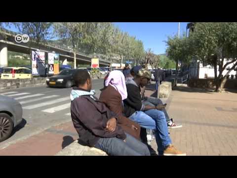 Refugiados entre Italia y Francia