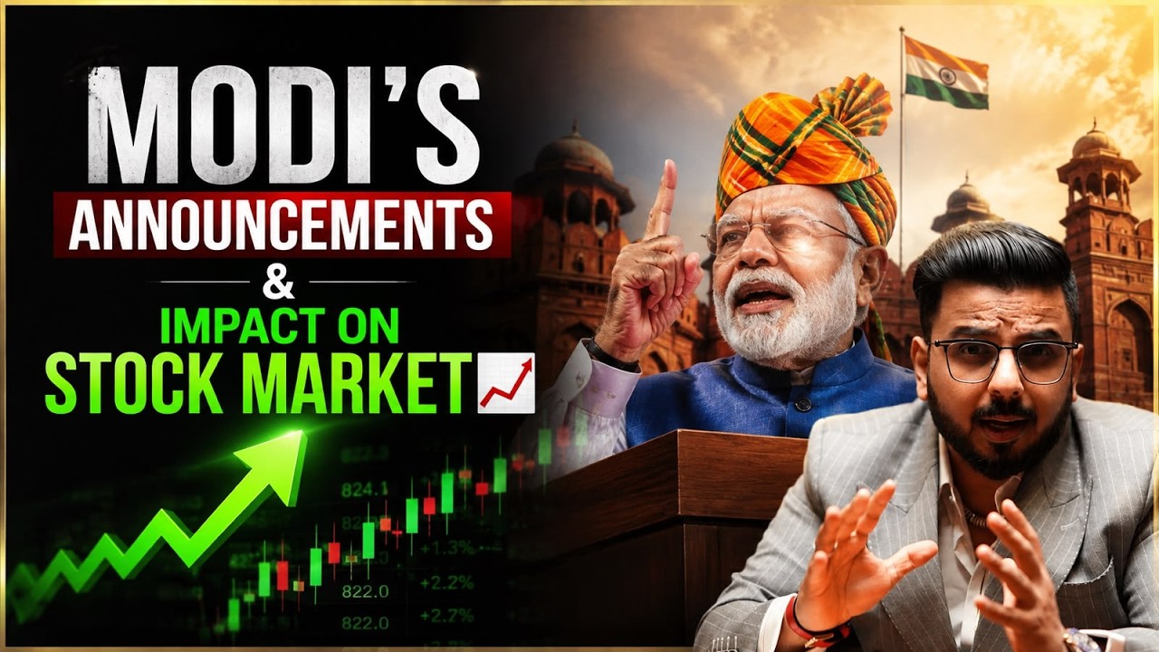 Decoding Modi’s Announcements & Impact on Stock Market 📈 🚨