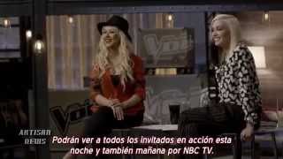 Christina Aguilera & Gwen Stefani en The Voice 7 - Clip AN (Subtítulos español)