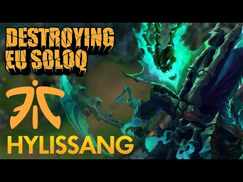 Destroying EU SoloQ: Fnatic Hylissang - Thresh Support - KDA 5/2/30