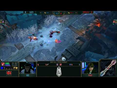 [LOL All-Star L.A. 2017 1v1 Tournament Semifinals Match 2] Uzi vs PraY - Game 1