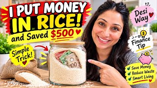 Saving money Using Rice! 🍚💰 Finance tips| How to save money in Canada 
