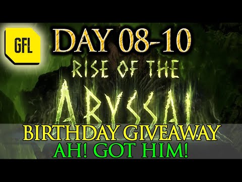 Path of Exile 2 0.3 Abyssal League Highlights Day #08-10 BIRTHDAY GIVEAWAY, AH! GOT HIM! and more...