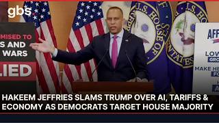 FULL PRESSER: Hakeem Jeffries on AI, Ukraine, Russia Sanctions, Trump, Tariffs & Elections | AC13