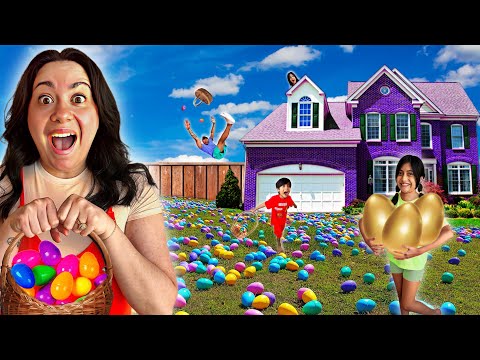 EXTREME Easter EGG HUNT in Our House! *2,000 EGGS* 🪺