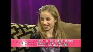 City Vibes Interviews a young Actress Isabella Binici who plays Annie in the Crescendo Theatre Group video