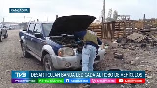 Carabineros desarticula banda dedicada a la receptación de vehículos en Rancagua