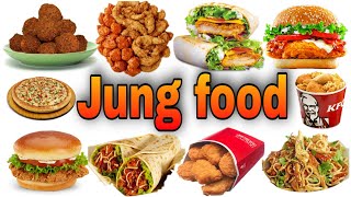 junk food name list in english । fast food name list in english with pictures