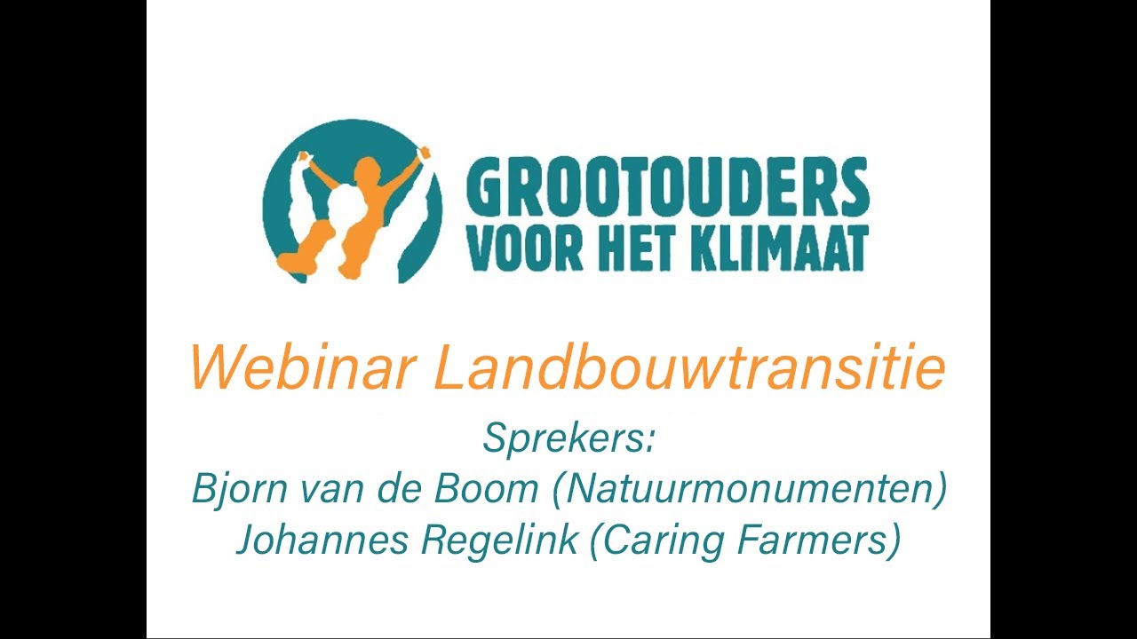 Webinar Landbouwtransitie (25 november 2021)