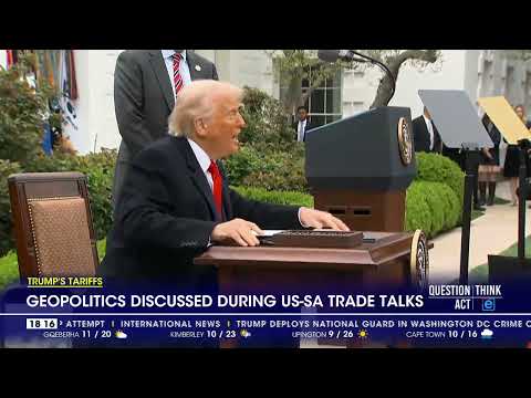 Geopolitics discussed during US SA trade talks