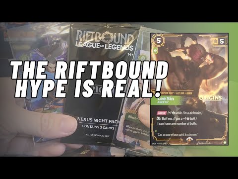 The Riftbound Hype Is Real - Nexus Night Pack Opening