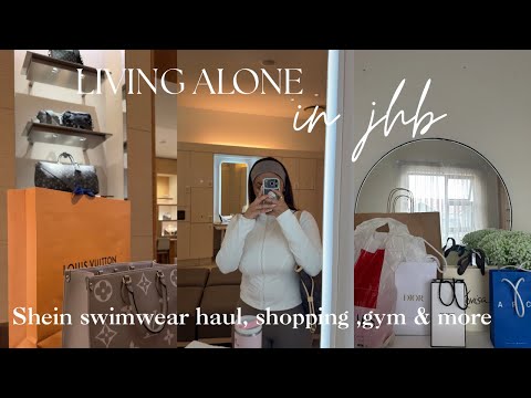 LIVING ALONE DIARIES:getting my first luxury bag , Shein swimwear haul , gym + shopping 