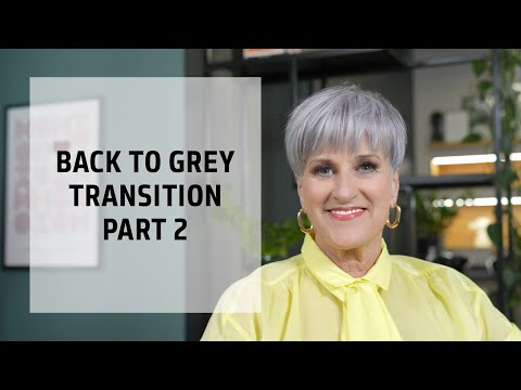 Going Back to Grey Hair Transition Service Part 2 | Goldwell Education Plus