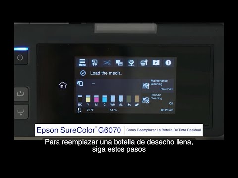 Cómo Recargar o Reemplazar Botellas de Tinta