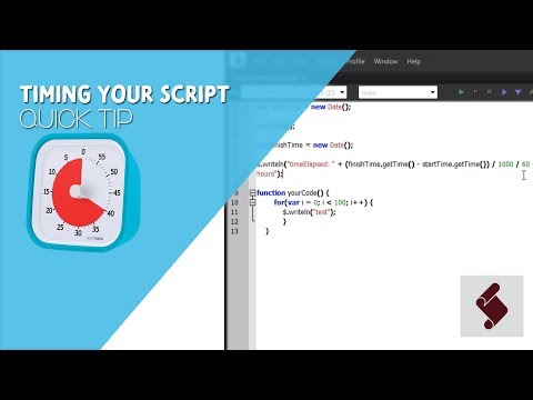 Extendscript Quicktip Timing Your Script
