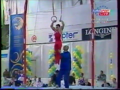 Alexander SAFOSHKIN (RUS) rings - 2004 Europeans Ljubljana EF