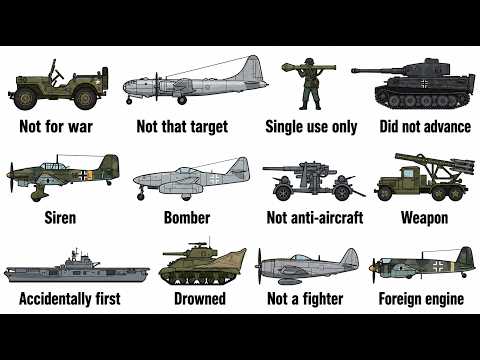 Weapons that succeeded for the wrong reasons