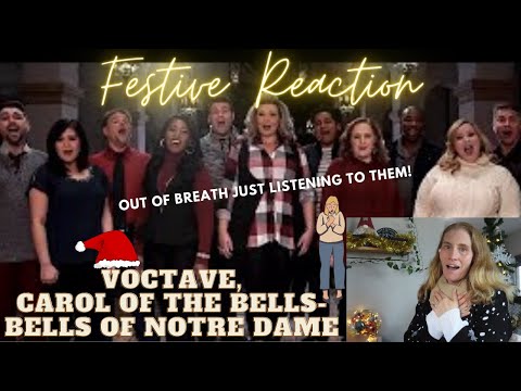 FESTIVE REACTION! Voctave, Carol Of The Bells (Of Notre Dame) 🔔🎼🎄 #Voctave #CarolOfTheBells #Festive