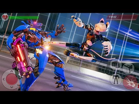 New Cat Robot Car Transformation Part-1 | Rescue City Cat Robot Car Android GamePlay | By Game Crazy