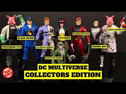 2026 DC MULTIVERSE Professor Pyg • Elongated Man • Cosmic Boy • Black Hawk | McFarlane Toys 