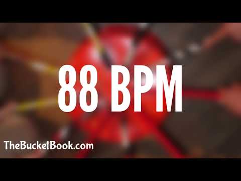 Bucket Drumming Backing Track - 88 BPM