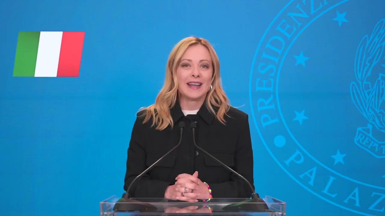 GIORGIA MELONI INTERVIENE AL  SEMINARIO SULLE POLITICHE DI COESIONE