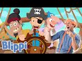 BLIPPI | Pirate Song | Nursery Rhymes and Kids Songs | Baby Videos | Sing with Blippi