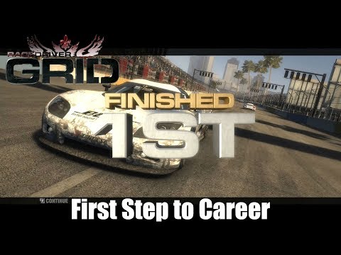 Retro Racing Games : Race Driver GRID (2007) Career - First Step to Career