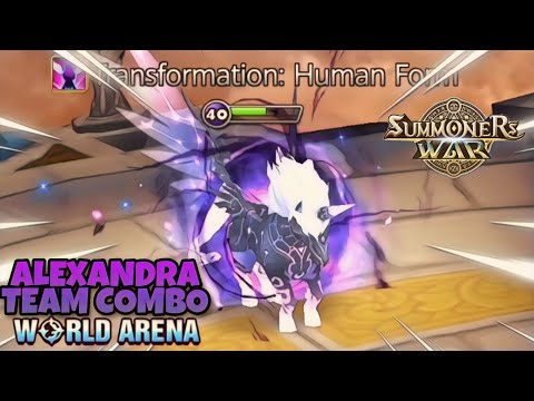 Alexandra Team Combo in World Arena - Summoners War