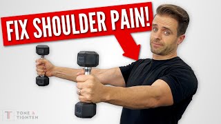 How To Decrease Shoulder Pain (Strengthen Your Rotator Cuff!)
