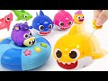 Baby Shark Pinkfong And Shark Family Let S Have Fun Splashing Water PinkyPopTOY