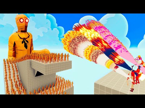 100x MUMMY + 1x GIANT vs 3x EVERY GOD   Totally Accurate Battle Simulator TABS