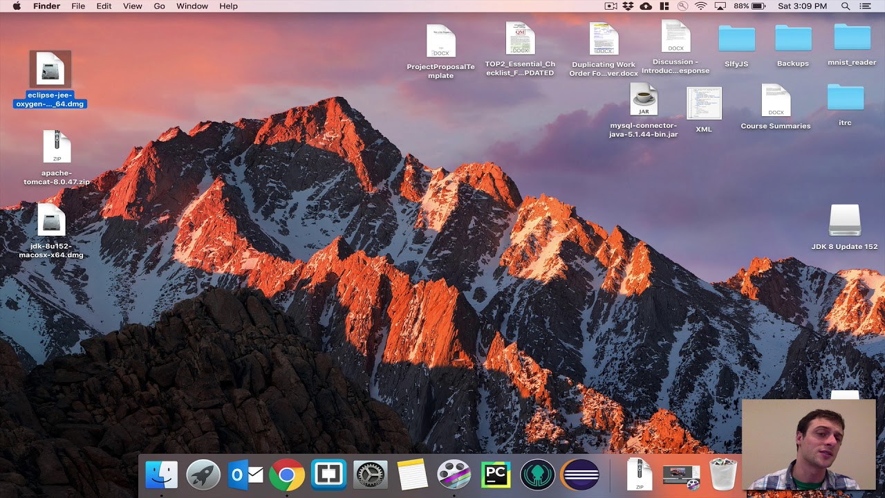 Installing the JDK, Eclipse IDE, and Apache Tomcat HTTP Server