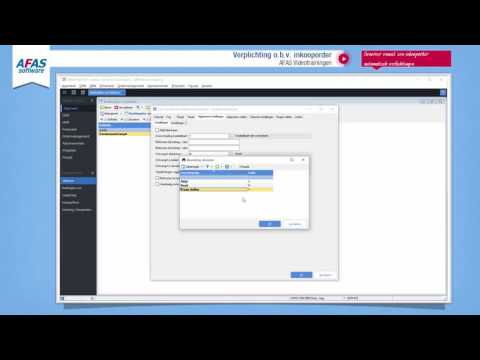 Verplichting o.b.v. inkooporder