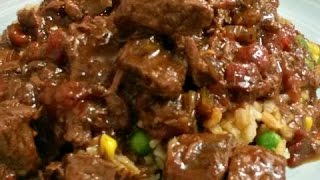 Stove  Top   BBQ   Beef  Cubes