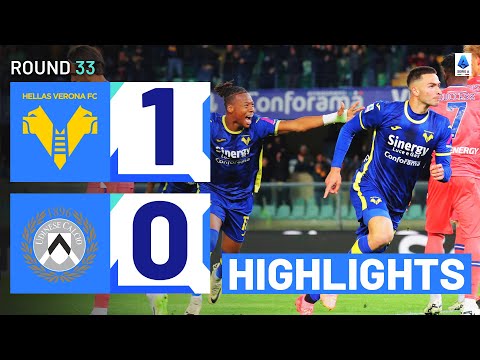 Resumen de Hellas Verona vs Udinese Matchday 33