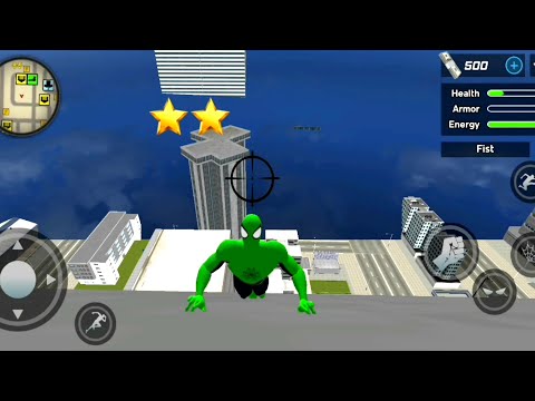Flying Spider Rope Hero Vegas Crime City Battle | Android GamePlay