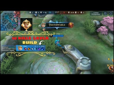 Neoman 10 kills + Mega kill 14 minutes LVL 14 Layla Gameplay @Neoman #MLBB