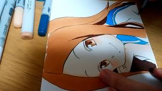 【からかい上手の高木さん】コピックで描いてみた！