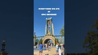 The MUST TRY snacks in each Epic Universe Land! #epicuniverse #epicuniverseorlando #universalorlando